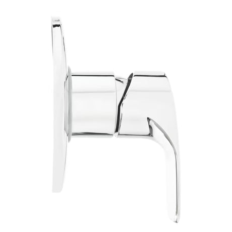 Podžbukna jednoručna baterija miješalica za tuš SAT Project u sjajnoj krom izvedbi.