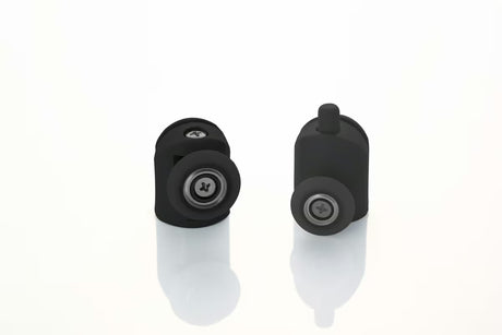 Klizne tuš vrata SAT Project 140 cm u crnoj boji s prozirnim sigurnosnim staklom