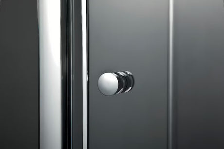 Klizne tuš vrata SAT Project 110 cm u sjajnom kromu s prozirnim sigurnosnim staklom