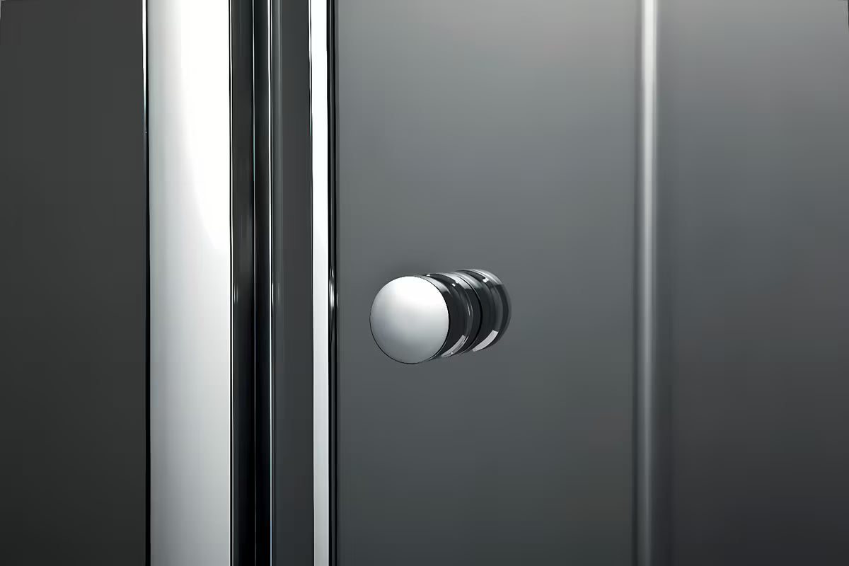 SAT Project kvadratna tuš kabina s tuš kadom 90x90 cm u sjajnom kromu s prozirnim staklom