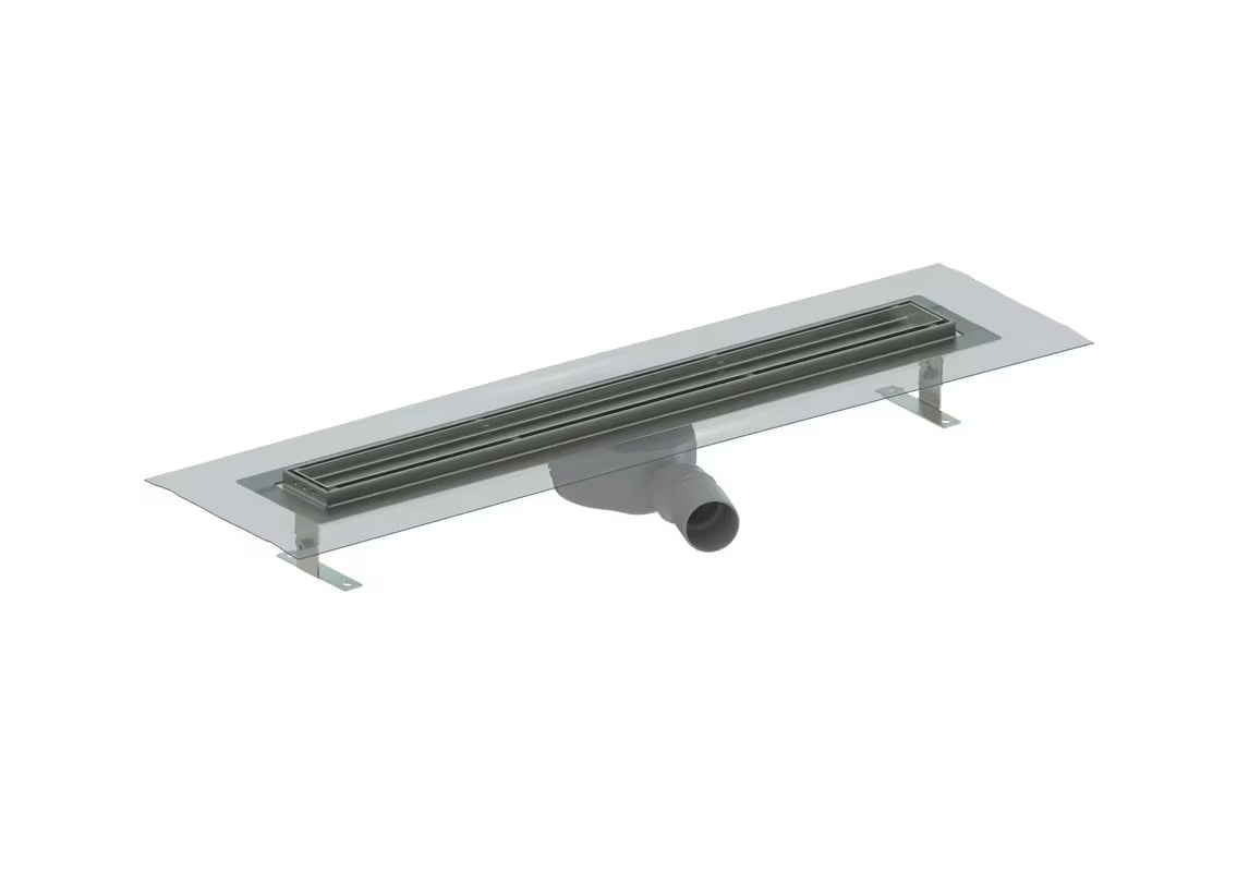 Nehrđajući tuš kanalica SAT Project 85 cm s obostranom rešetkom pro za puni izgled ili umetanje pločica