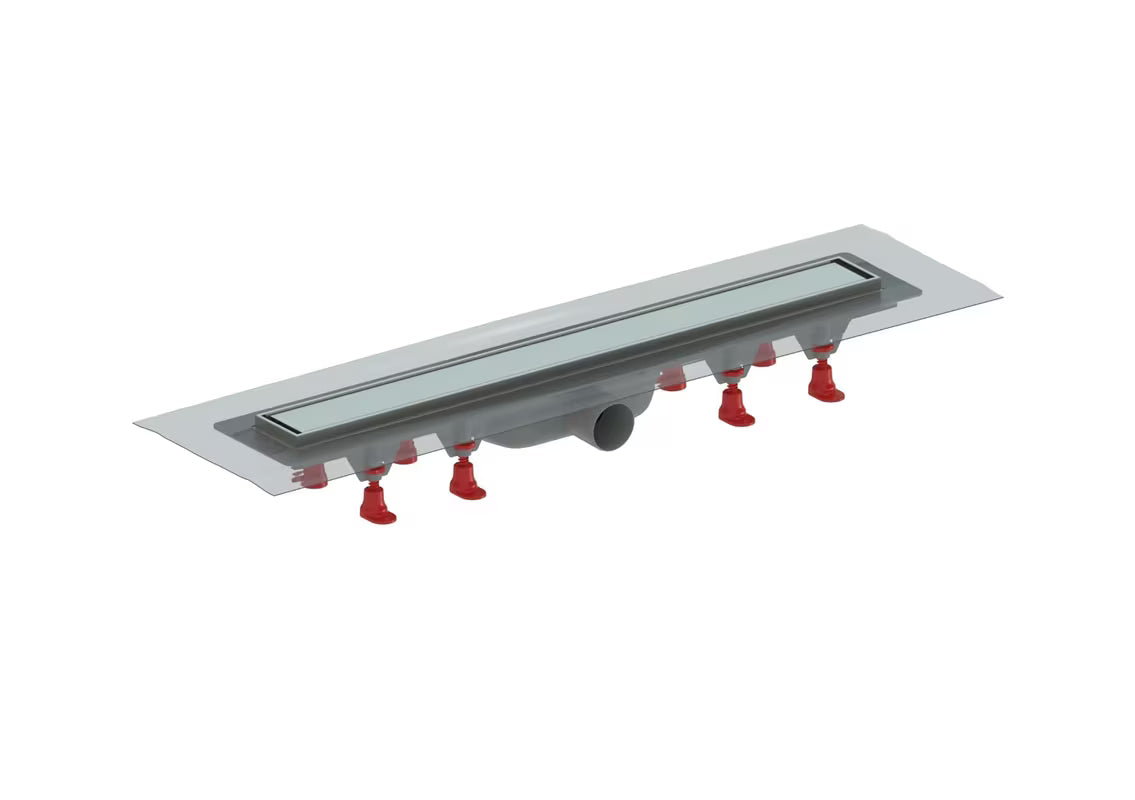 Inox tuš kanalica SAT Project 85 cm s rešetkom i gravitacijskom klapnom