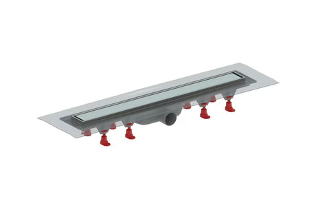 Inox tuš kanalica SAT Project 85 cm s rešetkom i gravitacijskom klapnom