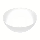 Okrugli bijeli keramički umivaonik na ploču SAT Project širine 28 cm