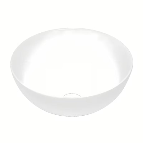 Okrugli bijeli keramički umivaonik na ploču SAT Project širine 28 cm