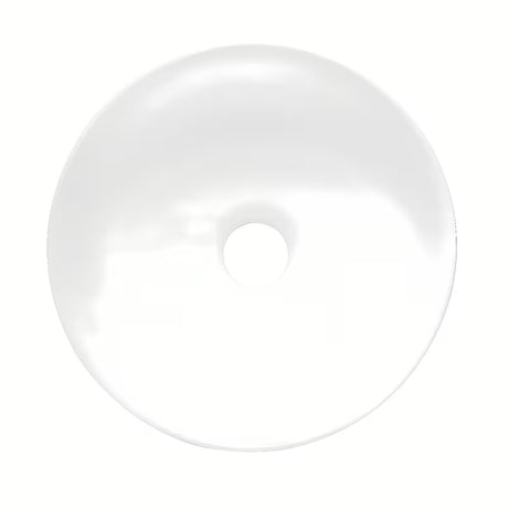 Okrugli bijeli keramički umivaonik na ploču SAT Project širine 28 cm
