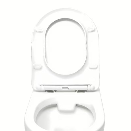 Viseća WC Školjka SAT Project u sjajnoj bijeloj boji s wc daskom soft Close i otvorenim ispiranjem