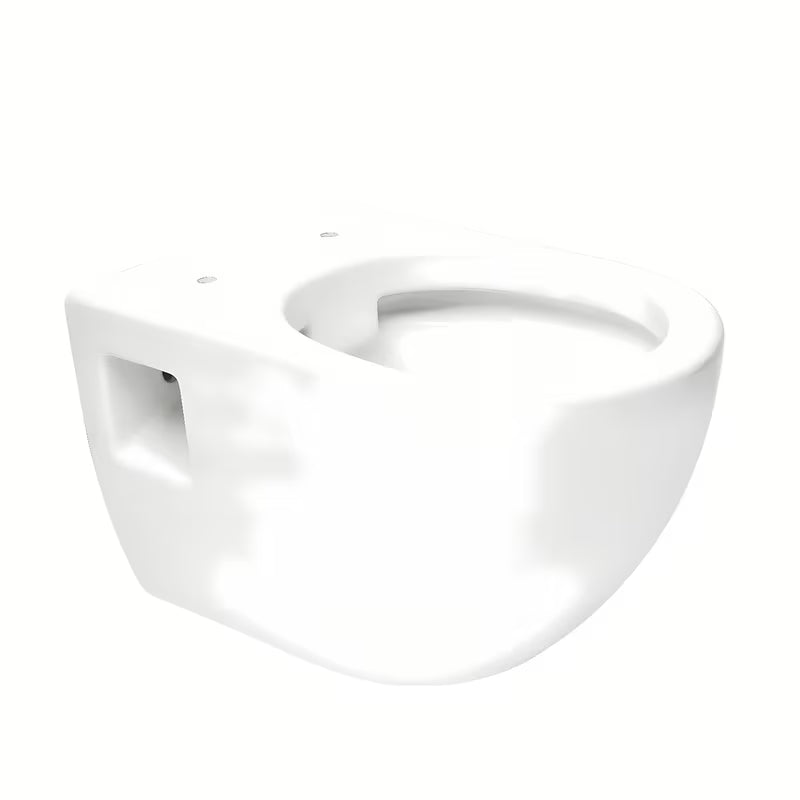 Viseća WC Školjka SAT Project u sjajnoj bijeloj boji s wc daskom soft Close i otvorenim ispiranjem