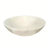 Umivaonik na ploču SAT Purity od bijelog mramora dimenzija 43x43 cm bez preljeva