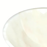 Umivaonik na ploču SAT Purity od bijelog mramora dimenzija 43x43 cm bez preljeva