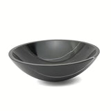 Umivaonik na ploču SAT Purity od pravog crnog mramora dimenzija 43 x 43 cm bez preljeva.