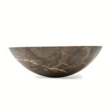 Umivaonik na ploču SAT Purity od pravog smeđeg mramora dimenzija 43x43 cm bez preljeva.