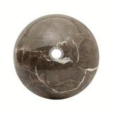 Umivaonik na ploču SAT Purity od pravog smeđeg mramora dimenzija 43x43 cm bez preljeva.