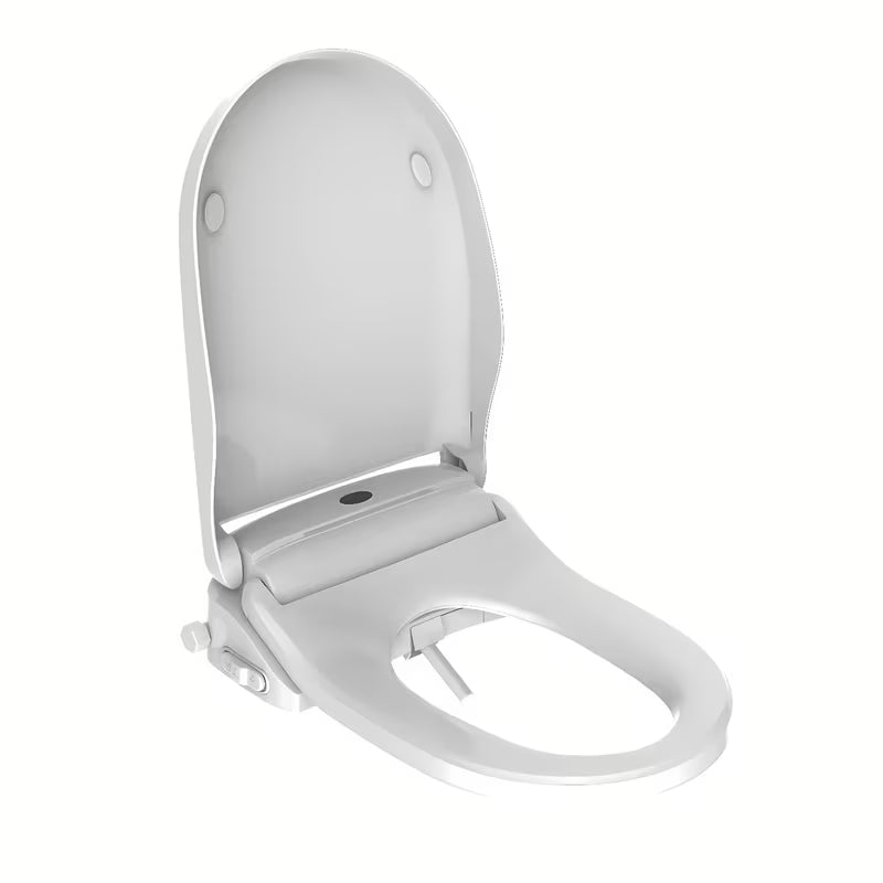 Bijeli wc sjedalo s bide funkcijom SAT s daljinskim upravljanjem, grijanjem i funkcijom sušenja toplim zrakom.