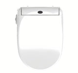 Bijeli wc sjedalo s bide funkcijom SAT s daljinskim upravljanjem, grijanjem i funkcijom sušenja toplim zrakom.