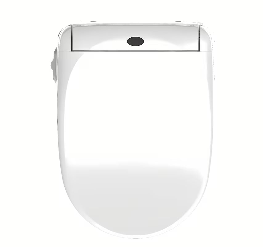Bijeli wc sjedalo s bide funkcijom SAT s daljinskim upravljanjem, grijanjem i funkcijom sušenja toplim zrakom.