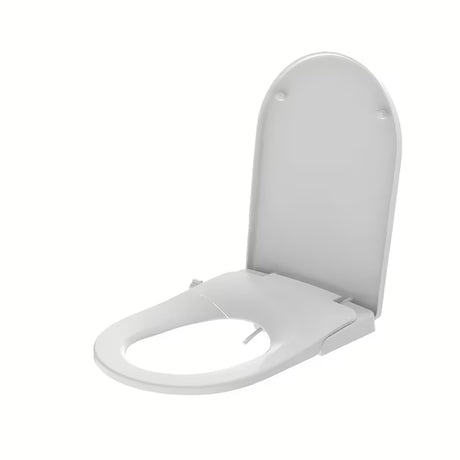 Bijeli bide nastavak WC daska SAT Easy s soft Close i upravljanjem kotačićem pro za stražnje i žensko pranje.