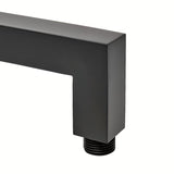 Crni nosač nadglavnog tuša SAT B-Way od metala, duljine 40 cm, pro modernu kupaonicu
