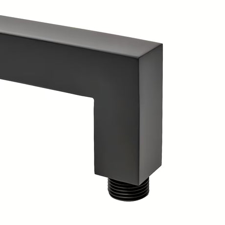 Crni nosač nadglavnog tuša SAT B-Way od metala, duljine 40 cm, pro modernu kupaonicu