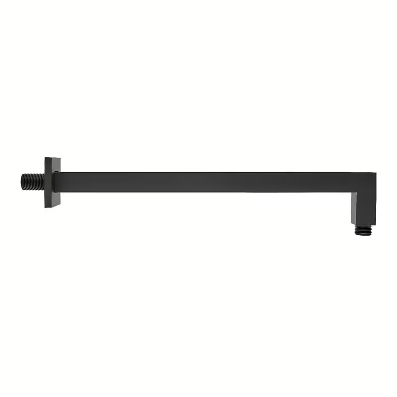 Crni nosač nadglavnog tuša SAT B-Way od metala, duljine 40 cm, pro modernu kupaonicu