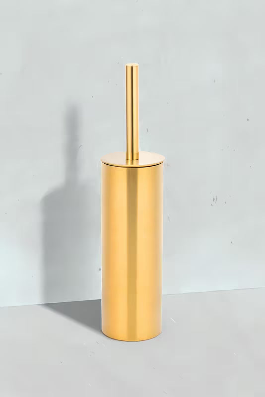 Samostojeći  ČETKA za Wc SAT Gold u mat zlatnoj izvedbi od metala za kupaonicu.