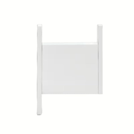 Bijeli kupaonski kukica SAT od inoxa pro montaža lijepljenjem bez bušenja