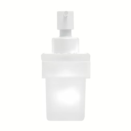 Bijeli dozator sapuna SAT pro montaža lijepljenjem bez bušenja