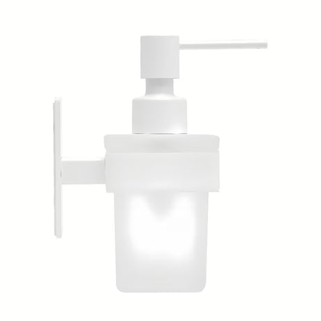 Bijeli dozator sapuna SAT pro montaža lijepljenjem bez bušenja