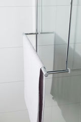 Kromirani viseći držač ručnika SAT Chrome pro Walk-in i staklene tuš kabine