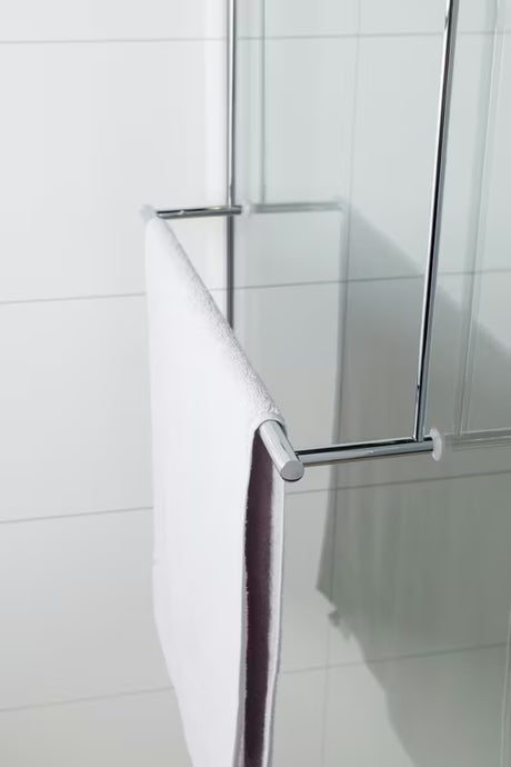 Kromirani viseći držač ručnika SAT Chrome pro Walk-in i staklene tuš kabine