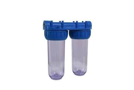 Prozirni filter SAT veličine 10" s mesinganim priključcima 3/4" pro hladnu vodu