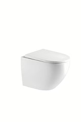 Viseći WC set SAT Tornado s vrtložnim ispiranjem i modulom Geberit Duofix s tipkom za aktivaciju Sigma