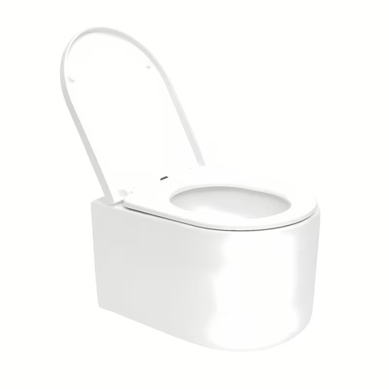 Viseći WC set SAT za ugradnju s modulom i vodokotlićem TECE, bijelom tipkom TECE base i sjedalom soft Close.
