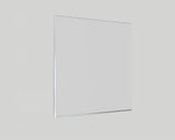 Fiksna paravan za kadu SAT Chrome 150x80 cm s kromiranim profilom i staklom s EasyClean obradom.