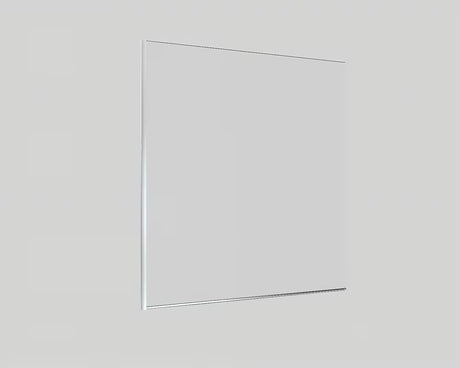Fiksna paravan za kadu SAT Chrome 150x80 cm s kromiranim profilom i staklom s EasyClean obradom.