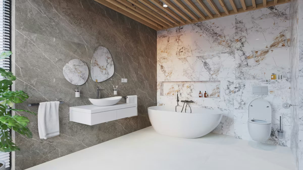 Zidni držač čaša SAT Simply R PVD u boji dark-metal s mat staklom