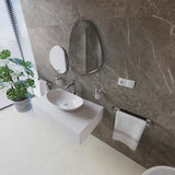 Zidni držač čaša SAT Simply R PVD u boji dark-metal s mat staklom