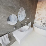 Zidni držač čaša SAT Simply R PVD u boji dark-metal s mat staklom