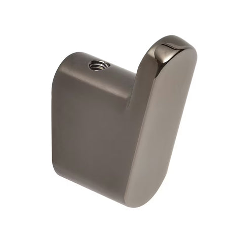 Zidni kukica SAT Simply R PVD u boji gun metal sa zaobljenim elegantnim dizajnom