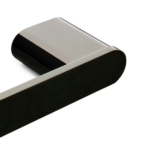 Zidni držač ručnika SAT Simply R u završnoj obradi PVD Gun Metal.
