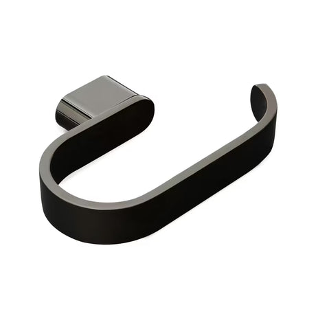 Zidni držač toaletnog papira SAT Simply R PVD u izvedbi gun metal s elegantnim dizajnom.