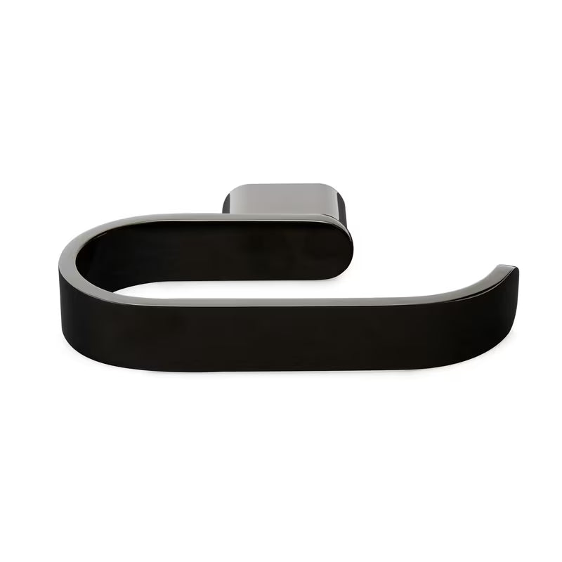 Zidni držač toaletnog papira SAT Simply R PVD u izvedbi gun metal s elegantnim dizajnom.
