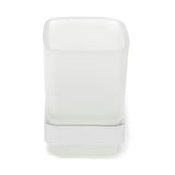 Zidni kromirani držač čaša SAT Simply S uključuje čašu od mat stakla