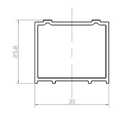 Kompenzacijski profil SAT SK Chrome pro za poravnanje građevinskog otvora i proširenje za 25 mm.