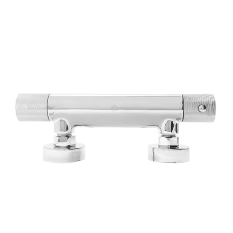 Termostatska miješalica za tuš SAT Chrome u krom izvedbi za zidnu montažu.