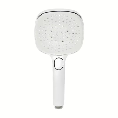 Ručni tuš SAT u bijeloj boji i kromu, promjera 12 cm i s tipkom EasyClick pro 3 mlaza.