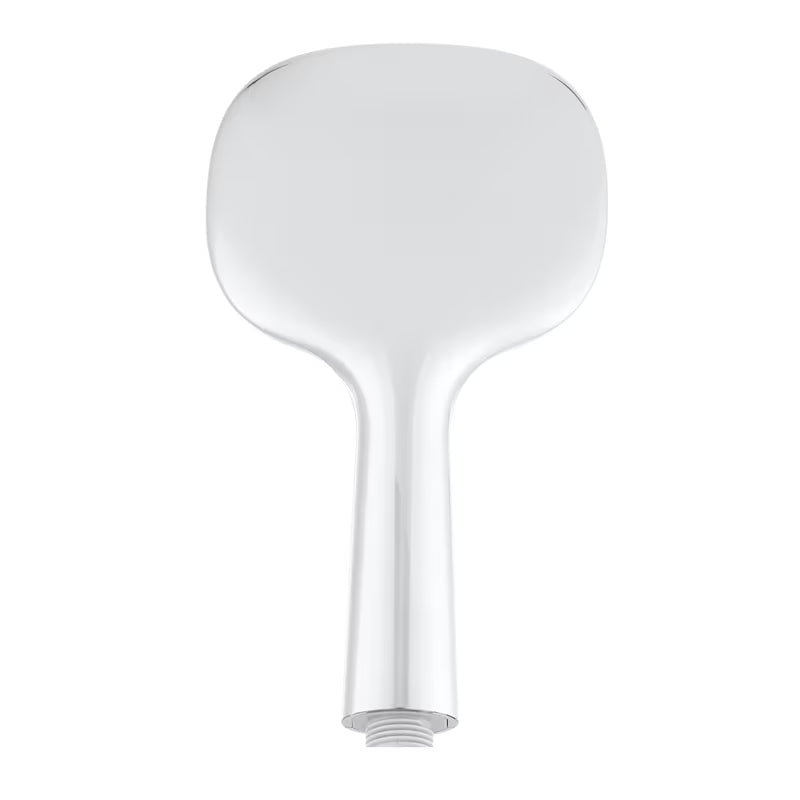 Ručni tuš SAT u bijeloj i krom kombinaciji s prebacivanjem na tipku i tri mlaza, uključujući BoosterSpray.