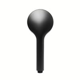 Ručni tuš SAT u mat crnoj izvedbi s jednom funkcijom i promjerom 10 cm.