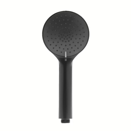 Ručna tuš slušalica SAT u mat crnoj boji s promjerom 10 cm i tri vrste mlaza.