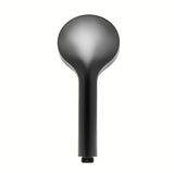 Ručna tuš slušalica SAT u mat crnoj boji s promjerom 10 cm i tri vrste mlaza.